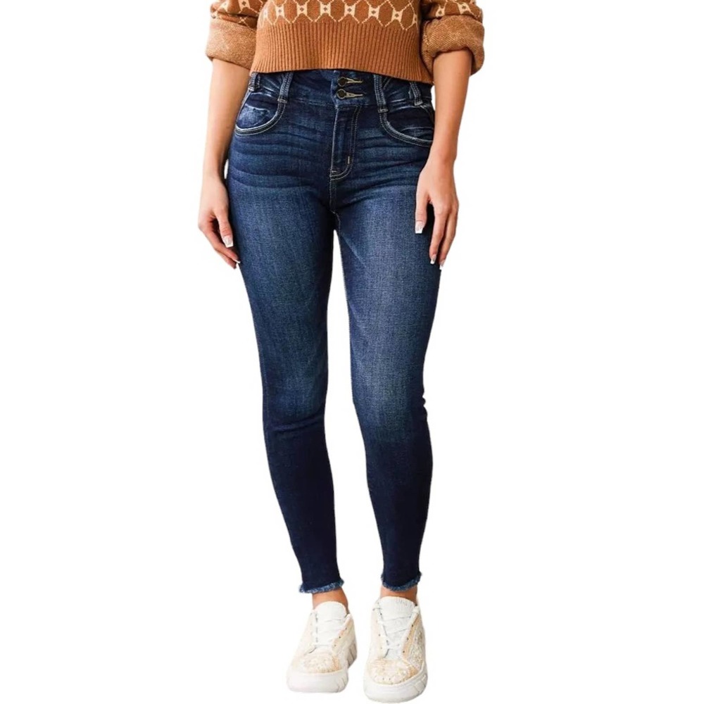 KanCan Estilo Signature Jeans Womens High Rise Ankle Skinny Stretch Soft 25